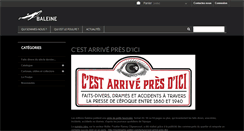 Desktop Screenshot of editionsbaleine.fr